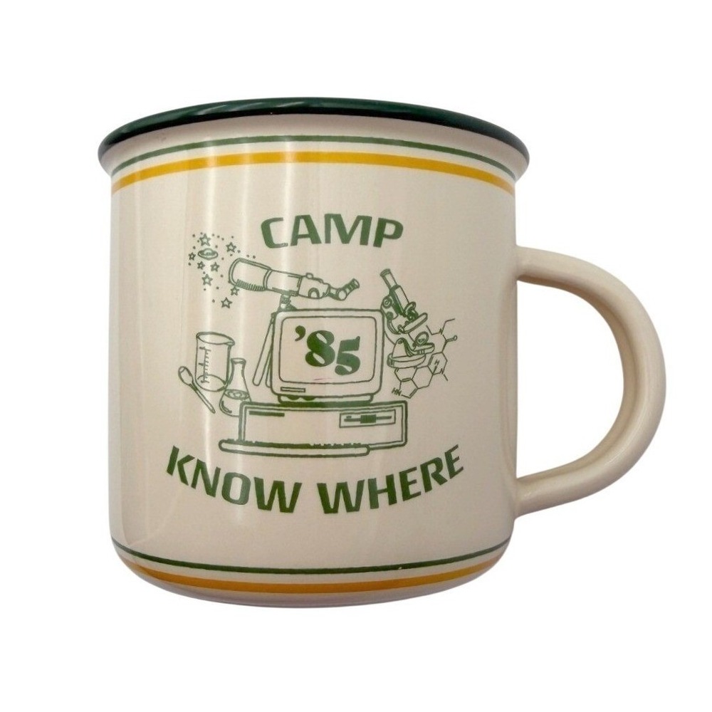 Loungefly Netflix Stranger Things Camp 85 Know Where Ceramic Camper Coffee Mug